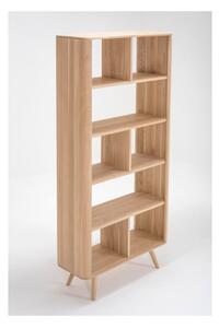Knihovna z dubového dřeva 90x200 cm Ena - Gazzda