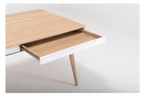 Jídelní stůl z dubového dřeva Gazzda Ena Two, 140 x 90 cm
