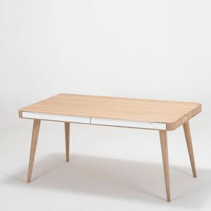 Jídelní stůl z dubového dřeva Gazzda Ena Two, 140 x 90 cm