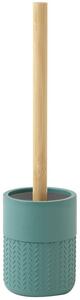 Gedy - THEA WC štětka na postavení, zelená/bambus TH3347