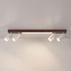 Brilagi - LED Bodové svítidlo SELE 4xGU10/30W/230V + LED/20W bílá/dekor dubu