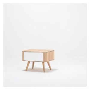 Noční stolek z dubového dřeva Gazzda Ena Two, 55 x 42 cm