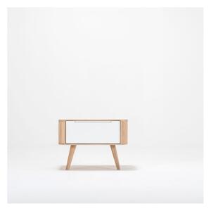 Noční stolek z dubového dřeva Gazzda Ena Two, 55 x 42 cm