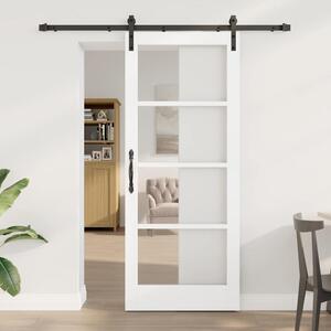Posuvné dveře ORKDAL Bílá a černá 83 x 202 cm 3331830