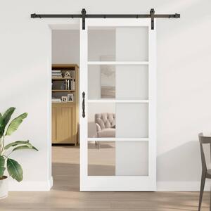 Posuvné dveře ORKDAL Bílá a černá 93 x 211 cm 3331842
