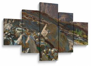 Obraz - John Singer Sargent, Simplon Pass, reprodukce (125x70 cm)