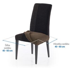 Super strečové potahy NIAGARA tabáková židle 2 ks (40 x 40 cm)