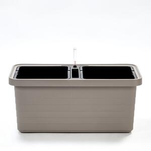 Velkoobjemový truhlík Berberis DUO 80 cm - taupe