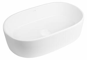 Oltens Lom umyvadlo 55x34 cm oválné na pult bílá 40311000