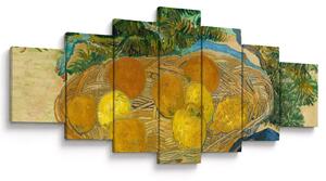 Obraz - Vincent van Gogh, Still Life of Oranges and Lemons with Blue Gloves, reprodukce (210x100 cm)