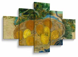 Obraz - Vincent van Gogh, Still Life of Oranges and Lemons with Blue Gloves, reprodukce (125x70 cm)