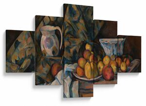 Obraz - Paul Cézanne, Still Life with Apples and Peaches, reprodukce (125x70 cm)