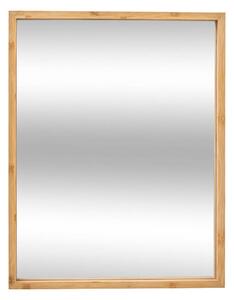 Koueplnové zrcadlo v bambusovém rámu, 34 x 44 cm