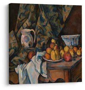 Obraz - Paul Cézanne, Still Life with Apples and Peaches, reprodukce (30x30 cm)