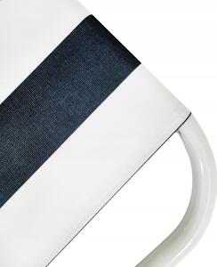 Kontrast Skládací židle Atena modro-bílá