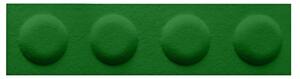 Filcový obklad Stavebnicové kostky 15x60cm Tmavě zelená