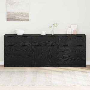 Servírovací skříň 3 ks Černý dub 181 x 30 x 70 cm 3332521