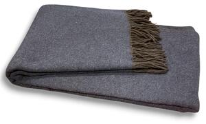 Kašmírová deka Egea merino 16 - půlnoční modř, EXTRA JEMNÁ