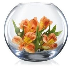 Crystalex - skleněná váza 17,5cm
