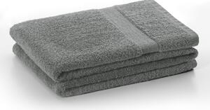 Bavlněný ručník DecoKing Mila 70x140 cm šedý