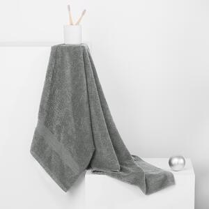 Bavlněný ručník DecoKing Marina stříbrný