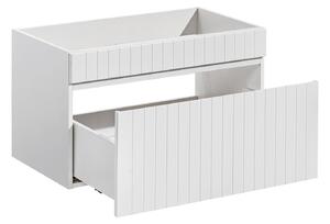 Comad Iconic White skříňka 80x45.6x46 cm pod umyvadlo závěsná bílá ICONIC WHITE 82-80-D-1S