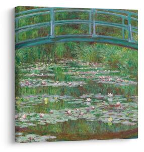 Obraz - Claude Monet, The Japanese Footbridge, reprodukce (30x30 cm)
