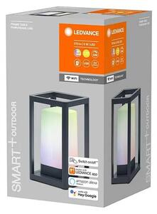 Stolní lampa Ledvance Smart+ WiFi LED / IP44 / 5 W / USB port / 5200 mAh / hliník / plast / tmavě šedá