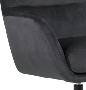 Designové relaxační křeslo Nansi tmavě šedé