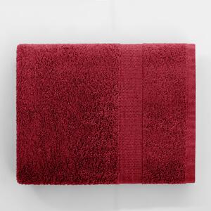 Bavlněný ručník DecoKing Mila 70x140 cm červený