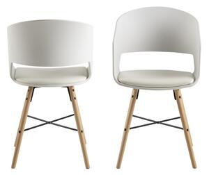 Designová židle Alexei bílá