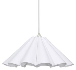 PR Home Závěsné svítidlo Frenja, bavlna, bílá, Ø 45 cm