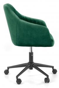 Kancelářská otočná židle FRESCO — látka, zelená