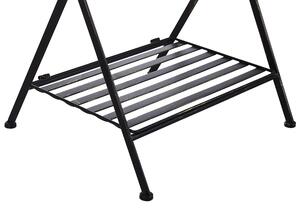 Černý kovový odkládací stolek ANCUD