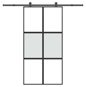 Posuvné dveře s kováním 102,5x205 cm tvrzeného sklo a hliník 3332976
