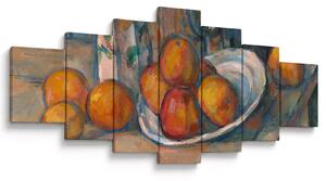 Obraz - Paul Cézanne, Still Life with Milk Jug and Fruit, reprodukce (210x100 cm)