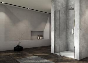 Ronal CADURA CA13 jednokřídlé sprchové dveře 90 cm Šířka: 900 mm, Profil: Aluchrom, Sklo: Hladké čiré