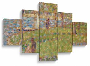 Obraz - Georges Seurat, Study for "La Grande Jatte", reprodukce (125x70 cm)