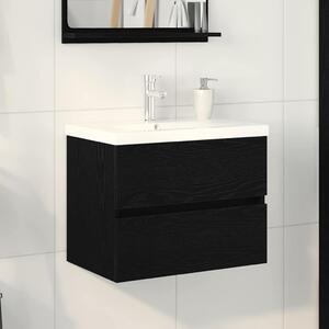 Skříňka pod umyvadlo Černý dub 60 x 39 x 62 cm Kompozitní dřevo 3333148