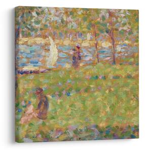 Obraz - Georges Seurat, Study for "La Grande Jatte", reprodukce (30x30 cm)