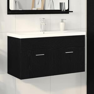 Koupelnová skříň Černý dub 90 x 38,5 x 46 cm Kompozitní dřevo 3333138