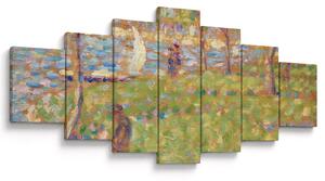 Obraz - Georges Seurat, Study for "La Grande Jatte", reprodukce (210x100 cm)