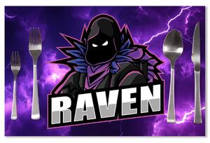 Sablio Prostírání FORTNITE RAVEN Fialová bouře: 40x30cm