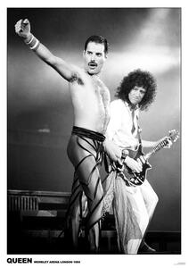 Plakát, Obraz - Queen - Wembley 1984, (59.4 x 84.1 cm)