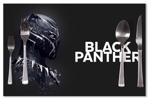 Sablio Prostírání BLACK PANTHER z profilu Černý: 40x30cm