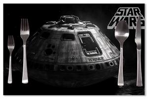 Sablio Prostírání Star Wars Vesmírná loď: 40x30cm