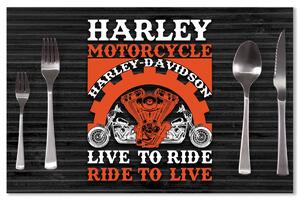 Sablio Prostírání Harley-Davidson Live to ride, ride to live: 40x30cm