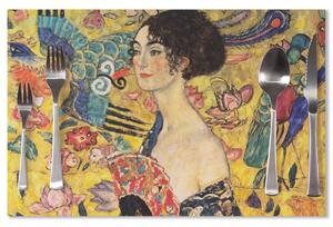 Sablio Prostírání Dáma s vějířem - Gustav Klimt: 40x30cm