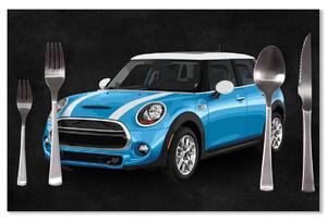 Sablio Prostírání Mini sedan Černé pozadí: 40x30cm