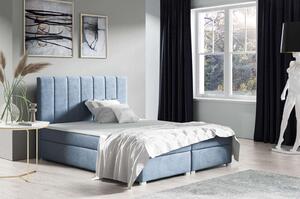 Kontinentální postel Brando 140x200 Modrá